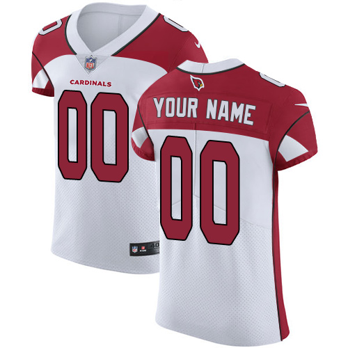 Men's Arizona Cardinals White Vapor Untouchable Custom Elite NFL Stitched Jersey